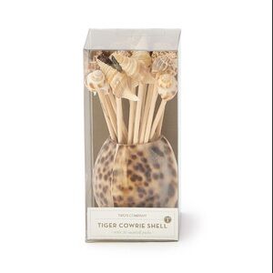 Two's Company Shell Picks in Cream and Brown